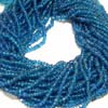 This listing is for the 5 strands of Neon Apatite Smooth Roundell (Button) Beads in size of 3 - 3.5 mm approx,,Length: 14 inch